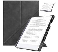 HoYiXi Case for Remarkable 2 10.3'' Digital Paper - Premium PU Leather with Foldable Stand, Pen Holder & Magnetic Closure,Cover for Remarkable 2(2020 Released),Gray