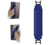 HoYiXi Soft Hand Strap for 9-11 Inch eReaders & Fire Tablet Compatible with Fire HD 10/iPad 9.7 /iPad Mini/Galaxy Tab A8 A9/Huawei Lightweight Black High-Elasticity Finger Grip Holder,Blue