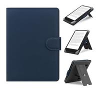 HoYiXi Universal Case Compatible with 6.8"-7" Kobo/PocketBook/Tolino/Sony/Kindle Paperwhite/Kobo Clara HD/Kobo Clara 2E Leather Stand Cover for 6-6.8'' E-Book eReader,Blue