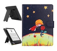 HoYiXi Universal Case Compatible with 6.8" Kindle Paperwhite/6" All-new Kindle 2022 & 2019/Kobo Clara HD/Kobo Clara 2E Leather Stand Cover for 6-6.8'' PocketBook/Tolino/Sony E-Book Reader, prince