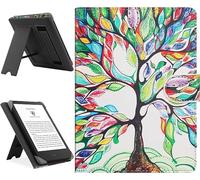 HoYiXi Universal Case Compatible with 6.8" Kindle Paperwhite/6" All-new Kindle 2022&2019/Kobo Clara HD/Kobo Clara 2E Leather Stand Cover for 6-6.8'' PocketBook/Tolino/Sony E-Book Reader,Tree