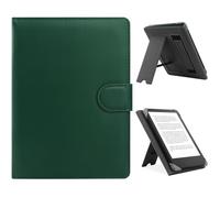 HoYiXi Universal Case For 6.8",7" eReader,Compatible with Kindle/Kobo Clara HD/Kobo Clara 2E/Paperwhite/PocketBook/Tolino eReader,Leather Stand Cover for 6"-7'' E-Book Reader,Green