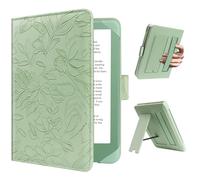 HoYiXi Universal Case For 6.8",7" eReader,Compatible with Kindle/Kobo Clara HD/Kobo Clara 2E/Paperwhite/PocketBook/Tolino eReader,with HandStrap/Kickstand, Cover for 6.8"-7'' eReaders,Green