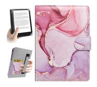 HoYiXi Universal Case for 6.8-7 inch Kindle eReader Compatible with Paperwhite/PocketBook and Tolino/Kobo Clara 2E/Kobo Clara HD,6",6.8" eReader Protective cover Built-in pocket,Dalipink