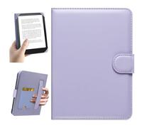 HoYiXi Universal Case for 6.8-7'' Kindle eReader Compatible with Paperwhite/PocketBook and Tolino/Kobo Clara 2E/Kobo Clara HD,6.8" -7'' eReader Protective Cover with Built-in Card Slot,Purple