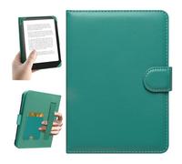 HoYiXi Universal Case for 6.8-7'' Kindle eReader Compatible with Paperwhite/PocketBook and Tolino/Kobo Clara 2E/Kobo Clara HD,6.8" -7'' eReader Protective Cover with Built-in Card Slot,Cyan