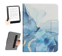 HoYiXi Universal Case For 6.8-Inch ,7-Inch eReaders.Compatible with Kindle, Kobo, Paperwhite, PocketBook, Tolino eReaders. Elastic rope Cover For 6" -7" E-Book Readers.Dali Blue