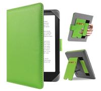 HoYiXi Universal Case for 7 inch Kindle Paperwhite/Colorsoft 2024 Compatible with 6.8" Paperwhite Kobo Clara HD/Kobo Clara 2E eReader Protective cover with Foldable Stand Built-in pocket,Light green