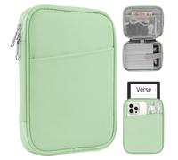 HoYiXi Universal Sleeve Bag for 7-8 inch Tablet Fire HD 8/Fire HD 8 Plus Compatible iPad Mini (6th Gen) 8.3" 2021, iPad Mini 5/4/3/2/1, Tab A8, 7"-8" inch Android Tablet Sleeve Case -Green