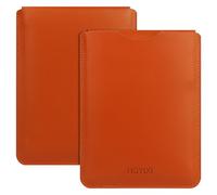 HoYiXi Universal Sleeve Case for 6-inch Kindle/Kobo/Voyaga/Lenovo/Pocketbook/Sony/Tolino E-book E-reader Lightweight Leather Sleeve Bag Pouch for 6-inch E-book, Brown