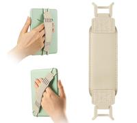 HoYiXi Universal Soft Elastic Hand Strap for 6-7'' eReader, Compatible with Kindle, Kobo, PocketBook, Tolino, High-Elasticity Hand Strap Finger Grip Holder For 6'',6.8", 7" eReader,White