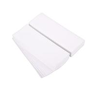 HOYOEY 100 Sheets Paper Wax Strips Non-Woven Wax Strip Hair Removal Wax Strips for Arms Legs Face Underarm Hair Eyebrow