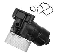 Hoypeyfiy 03L115389B Oil Filter Housing Oil Cooler Case with Seal Replacement for A1 A3 Replacement for Seat Altea Leon Replacement for Skoda Rapid Roomster Replaces 03L115389H 03L115389C