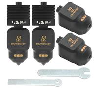 Hoypeyfiy 2-Pack Quick-Install Assembly with 0.4mm Hardened Steel Nozzles, 3D Printer Hotend Kit for Bambu Lab P2S / P2SC, Enhanced Heating Performance & Reliable Extrusion