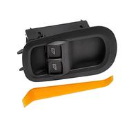 Hoypeyfiy 2029885 Front Left Driver Side Switch Control Button Replacement for Ford Transit MK8 Custom Replace 1791339 Double Door Window Control Button