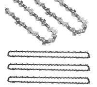 Hoypeyfiy 3 Pcs Chainsaw Chain 62 Drive Links Chain Replacement for Husqvarna 136 137 141 142 Replacement for Mac Allister MCSWP2400S MCSWP2400S-2