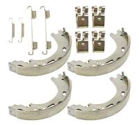 Hoypeyfiy 4 Pack LR031947 Rear Handbrake Shoe Set and Lining Kit, Replacement for Range Rover Sport MK1 2005-2013 Replacement for Land Rover Discovery 3 4 2004-2014, Replaces LR025151