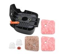 Hoypeyfiy 4140 141 0501 Air Filter with Cover Air Filter Housing Primer Bulb Replacement for Stihl FC55 FC55DZ FC55Z FS38 FS45 FS46 FS55 HL45 HL45DZ HL45Z KM55 KM55C String Trimmer Weed Eater