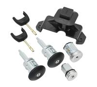 Hoypeyfiy 4874508 Door Key Ignition Bonnet Lock Set, Replacement for Ford Transit MK7 2006 2007 2008 2009 2010 2011 Replaces 6C1A-V22050-XB 7C1AV22050FA