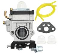 Hoypeyfiy Carb Carburettor, 10mm 2 Stroke Carburetor Carb Kit, Carburetor Replacement for Various Strimmer Hedge Trimmer Brush Cutter Chainsaw