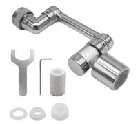 Hoypeyfiy Faucet Aerator, 1080° Rotating Extender with Filter, Splash-Proof Water-Saving Faucet Attachment for Kitchen and Bathroom