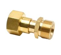 Hoypeyfiy Pressure Washer Swivel Joint, Brass, M22 14mm, 3000 PSI, Kink Free