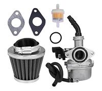 Hoypeyfiy PZ19 ATV Carburetor for 50cc 70cc 80cc 90cc 110cc 125cc 4 stroke Dirt Pit Bike Scooter Moped Taotao Go Karts Carb for Honda CRF with Air Filter