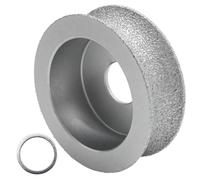Hoypeyfiy Round Edge Grinding Wheel for Tile, 75x20x20mm Abrasive Tool, Concave Abrasive Wheel Disc for Grinding Porcelain, Marble, Granite & Quartz