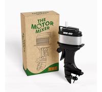 Hoyt Mercantile Co The Motor Mixer by HMC - Novelty Boat Motor Coffee Mixer Wind-Up Outboard Mini Boat Motor Stirrer Toy Beverage Works with Cups, Mugs, & Glasses - Unique Drink Mixing Gadget