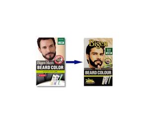 Hoyu Co. Bigen Men's Beard Colour, Brown Black B102