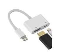 HOYULLI Lightning to HDMI Adapter for TV, iPhone 12, 13, Pro Compatible, 1080p Resolution, Easy to Use, Wide Compatibility