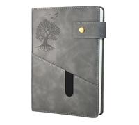 HoyunLL A5 Ruled Notebook Journal - A5 Note Book,360 Page, Hardcover Executive Notebooks with Premium Thick Paper, 8.5"×5.7", Perfect for Office Home School Business Writing & Note Taking (Grey)