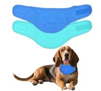 hoyuwak 2 Pack Instant Cooling Dog Bandana Scarf & Vest - Reusable, Adjustable Pet Cooling Bandana for Dogs, Summer Essentials for Walks, Hikes, Playtime (Medium)