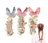 Hozaenwa Hair Ties for Girls - Rainbow Hair Ties,Stretchy Ponytail Holders for Youth Girls Teens Toddler Daughters Sports School Activities