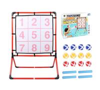 Hozaenwa Throw Target Game - Sticky Ball Throwing Outdoor Water Sports Toy | Interactive Party Activities for Adults Kids Indoor Home Yard Holiday Birthday Backyard School Carnival Family Lawn