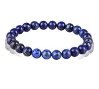 HOZEAL Lapis Lazuli Handmade Bracelet, Friendship Chakra Crystal Gemstone Bracelets, Beaded Protection Bracelet for Men Women Wealth Prosperity Feng Shui Good Luck Blue Stone Jewelry Bracelet