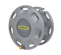 Hozelock Wall-Mounted 60M Hose Reel - Max. Capacity 60M, Mounting Bracket + 1 Connector Included
