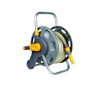 Hozelock Floor Standing Hose Reel 1/2" / 12.5mm 25m Grey & Yellow