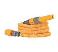 Hozelock 100-101-259 Wonderhoze Expanding 15m : Flexible Hose, Stretches up to 3X Original Length | with 2 Aquastop Fittings and Multispray Gun: Ready to Use Garden, Yellow