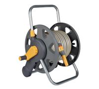 Hozelock Floor Standing Hose Reel 1/2" / 12.5mm 25m Grey & Yellow