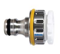 Hozelock 2041 Hose Fitting Pro Metal Threaded Tap Connector 12.5-19mm HOZ2041