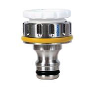 Hozelock 100-000-482 2041 Pro Metal Threaded Tap Connector 12.5-19Mm (1/2-3/4In)