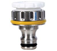 Pro Metal Threaded Tap Connector - connector metal hozelock pro threaded taps 34 inch 2041