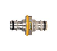 Hozelock 2044 Pro Metal Double Male Connector 12.5mm (1/2in)