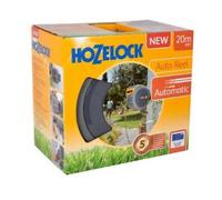 Hozelock 20m Auto Reel Retractable Hose Wall Mounted Garden Water Watering 2401