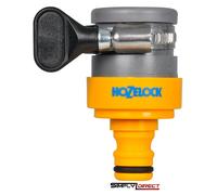 Hozelock 2176 Round Tap Connector Indoor outdoor Garden Hose Pipe Adaptor 14-18m