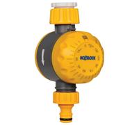 HOZELOCK - Manual Countdown Timer for Watering: Mechanical Switch, Compatible with Ø 21mm (1/2"), Ø 26.5mm (3/4") or Ø 33.3mm (1") Water Taps, Watering Duration 5 to 120 Min, Easy Connection [2210]