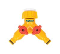 Hozelock 2256 Dual Control Tap Connector 3/4in Bsp - Multi Colour - One Size - Multi Colour
