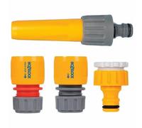 Hozelock 2352 Hose, Spray Nozzle, Connectors & Threaded Tap Watering Starter Set