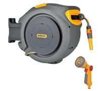 Hozelock 2401 Auto Reel Retractable Garden Hose 20M 2490 & 2679 Multi Spray Gun